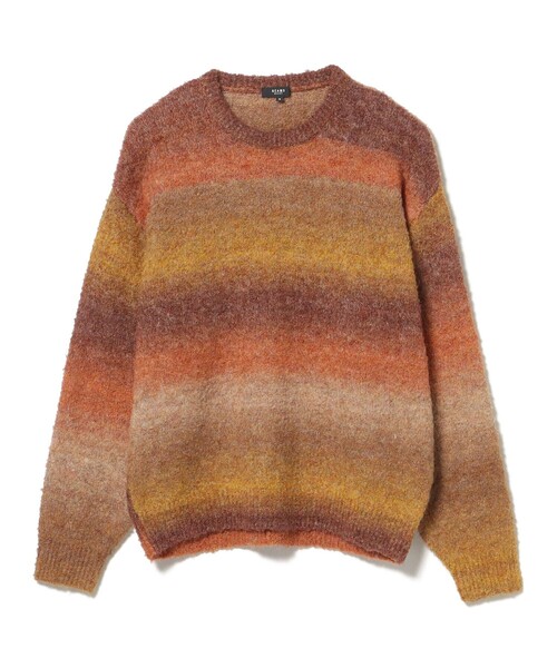 BEAMS HEART(ビームスハート)の「アソート グラデーション クルーネック ニット(ニット/セーター・メンズ・ダークブラウン/ブラウン・SMALL/MEDIUM/LARGE)」の10枚目の写真