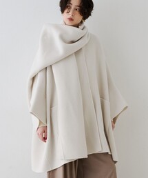 Rouge vif（ルージュヴィフ）の「【2サイズ展開】ストール/マフラー付き変形リバーコート（その他アウター）」