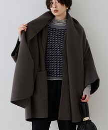 Rouge vif（ルージュヴィフ）の「【2サイズ展開】ストール/マフラー付き変形リバーコート（その他アウター）」