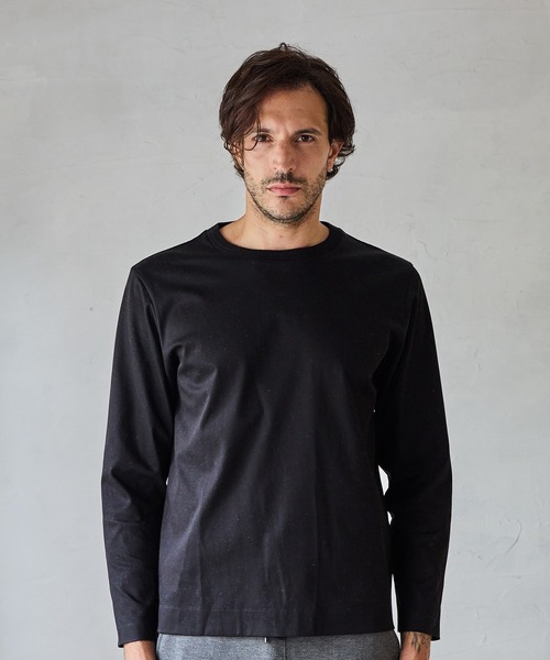 RATTLE TRAP(ラトルトラップ)の「シルケットスムースクルーネックT(Tシャツ/カットソー・メンズ・ホワイト/ボルドー/ブラック・S/M/L/LL)」の5枚目の写真