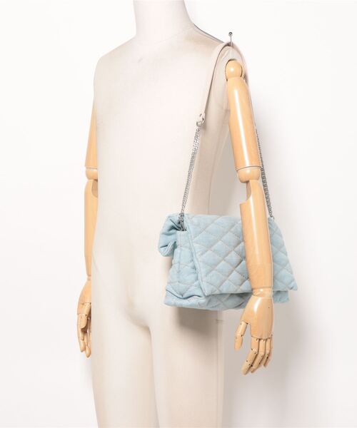DRESSLAVE（ドレスレイブ）の「GAVA MILANO / denim quilting pochette(デニムキルティングポシェット)（クラッチバッグ・レディース・ブルー・FREE）」の5枚目の写真