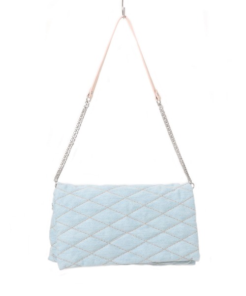 DRESSLAVE（ドレスレイブ）の「GAVA MILANO / denim quilting pochette(デニムキルティングポシェット)（クラッチバッグ・レディース・ブルー・FREE）」の6枚目の写真