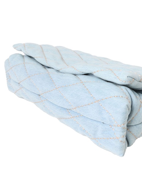 DRESSLAVE（ドレスレイブ）の「GAVA MILANO / denim quilting pochette(デニムキルティングポシェット)（クラッチバッグ・レディース・ブルー・FREE）」の8枚目の写真