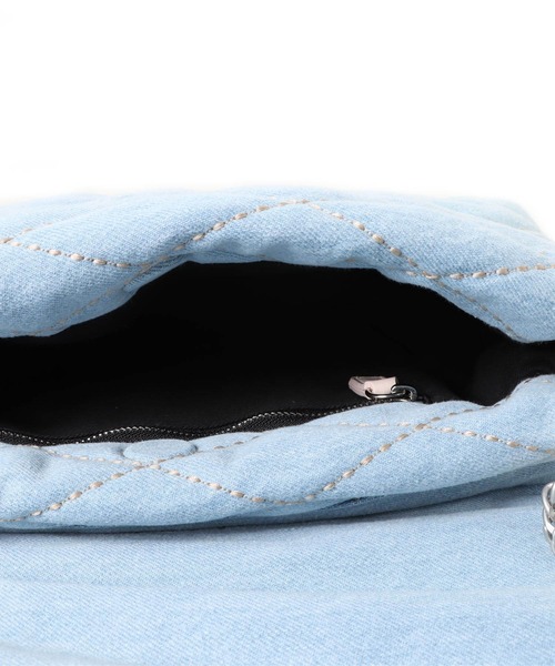 DRESSLAVE（ドレスレイブ）の「GAVA MILANO / denim quilting pochette(デニムキルティングポシェット)（クラッチバッグ・レディース・ブルー・FREE）」の9枚目の写真