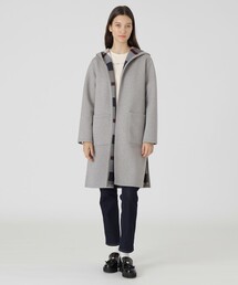 BLUE LABEL CRESTBRIDGE | クレストブリッジチェックリバーシブルダンボールコーディガン(その他アウター)