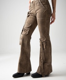 .KOM | A'GEM/9 × .kom 『.KOM/ドットケーオーエム』 膝ポケットフレアパンツ(その他パンツ)