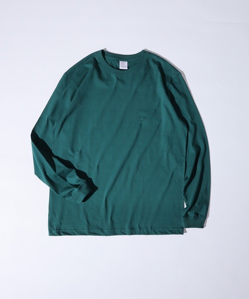 atONE（アットワン）の「5.6オンスハイグレードロングスリーブTシャツ（Tシャツ/カットソー・レディース・グリーン系その他3/バーガンディー/ブラック/アッシュ/ネイビー・L/M/XL）」の4枚目の写真
