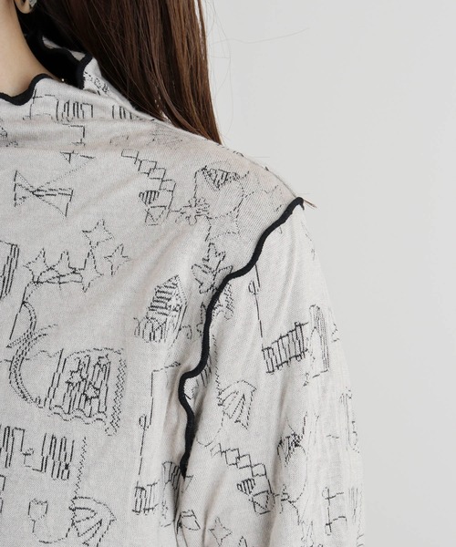 tシャツ BRODIAEA 線画メロウプルオーバー レディース セール】BRODIAEA 線画メロウプルオーバー（Tシャツ/カットソー