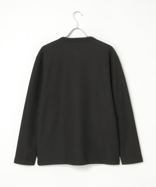 ikka（イッカ）の「ボンディングクルーネックカーディガン（カーディガン/ボレロ・メンズ・チャコールグレー/ブラック/ネイビー/ベージュ・M/L/XL/S）」の15枚目の写真