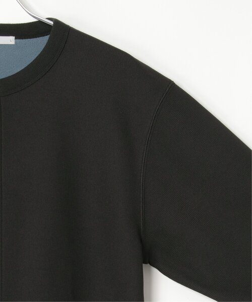 ikka（イッカ）の「ボンディングクルーネックカーディガン（カーディガン/ボレロ・メンズ・チャコールグレー/ブラック/ネイビー/ベージュ・M/L/XL/S）」の17枚目の写真