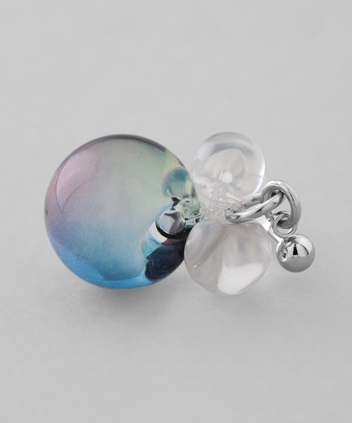 ANEMONE（アネモネ）の「クリアカラースフィアピアス（ピアス（両耳用）・レディース・ブルー/マルチ・FREE）」の6枚目の写真