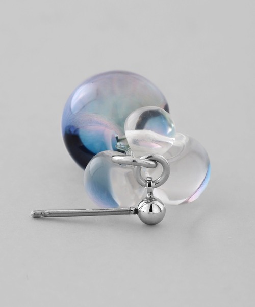 ANEMONE（アネモネ）の「クリアカラースフィアピアス（ピアス（両耳用）・レディース・ブルー/マルチ・FREE）」の7枚目の写真