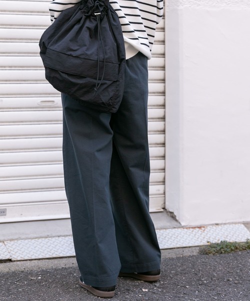 FORK&SPOON(フォークアンドスプーン)の「FORK&SPOON イージーチノパンツ(その他パンツ・レディース・スミクロ/ベージュ・1/2)」の5枚目の写真