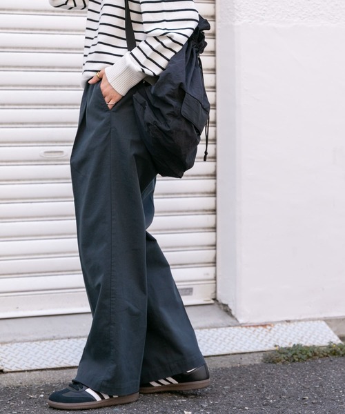 FORK&SPOON(フォークアンドスプーン)の「FORK&SPOON イージーチノパンツ(その他パンツ・レディース・スミクロ/ベージュ・1/2)」の6枚目の写真
