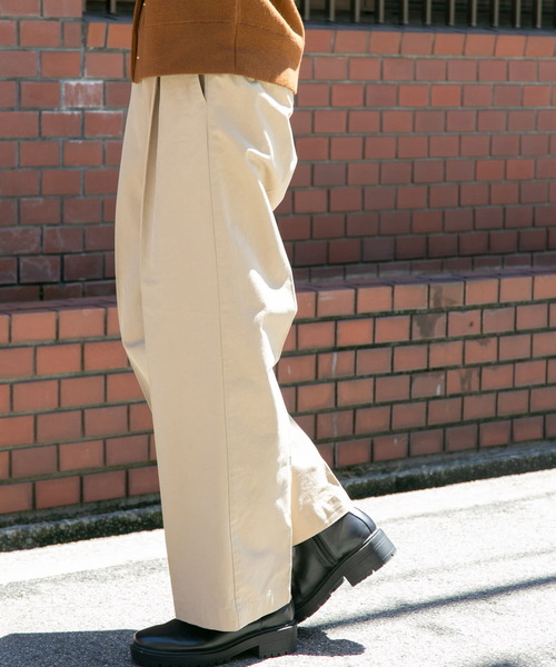 FORK&SPOON(フォークアンドスプーン)の「FORK&SPOON イージーチノパンツ(その他パンツ・レディース・スミクロ/ベージュ・1/2)」の10枚目の写真