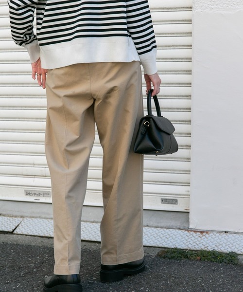 FORK&SPOON(フォークアンドスプーン)の「FORK&SPOON イージーチノパンツ(その他パンツ・レディース・スミクロ/ベージュ・1/2)」の17枚目の写真