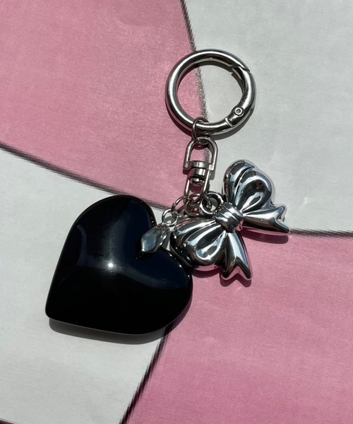 WEGO/クリアカラーハートキーホルダー（キーホルダー）｜WEGO