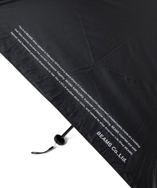 bpr BEAMS（ビーピーアール ビームス ）の「【コンパクト】UVカット 晴雨兼用 折り畳み傘 ②（折りたたみ傘・レディース・シルバー/ブラック・ONE SIZE）」の14枚目の写真