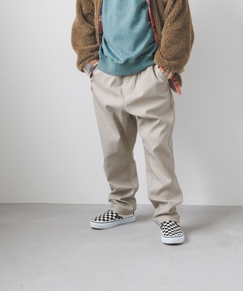 BAYFLOW(ベイフロー)の「【抜群の伸縮性!】ドリームストレッチシェフパンツ(KIDS)(その他パンツ・キッズ・グレー/ベージュ/カーキ/ブラック/チャコールグレー・110cm/140cm/130cm/120cm/150cm)」の4枚目の写真