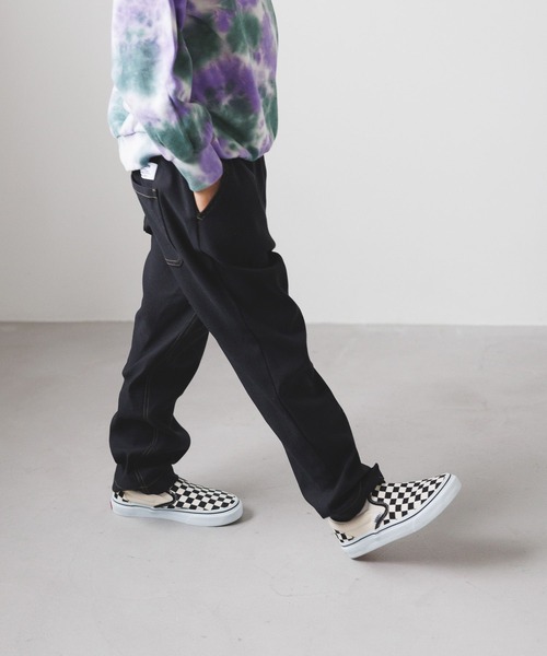 BAYFLOW(ベイフロー)の「【抜群の伸縮性!】ドリームストレッチシェフパンツ(KIDS)(その他パンツ・キッズ・グレー/ベージュ/カーキ/ブラック/チャコールグレー・110cm/140cm/130cm/120cm/150cm)」の2枚目の写真