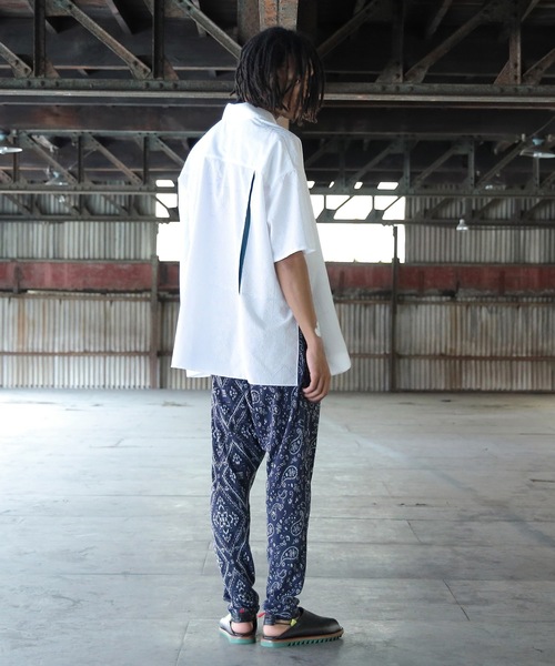 STOF(ストフ)の「Stone Yard Floc Shirt(シャツ/ブラウス・メンズ・ブラック/ホワイト・S/M)」の8枚目の写真