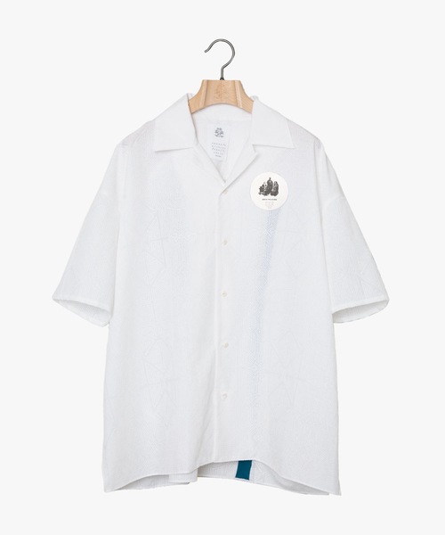 STOF(ストフ)の「Stone Yard Floc Shirt(シャツ/ブラウス・メンズ・ブラック/ホワイト・S/M)」の9枚目の写真