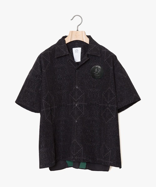 STOF(ストフ)の「Stone Yard Floc Shirt(シャツ/ブラウス・メンズ・ブラック/ホワイト・S/M)」の14枚目の写真