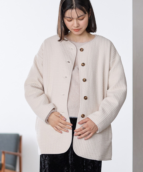 Rosemadame（ローズマダム）の「ニットキルト ママコート
