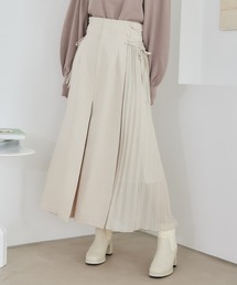 mysty woman | レースアップイソザイスカート  250261(スカート)