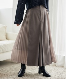 mysty woman | レースアップイソザイスカート  250261(スカート)