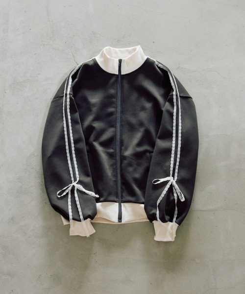 OLIVE des OLIVE レースリボントラックジャケット レースリボントラックジャケット | OLIVE des OLIVE(オリーブ デ