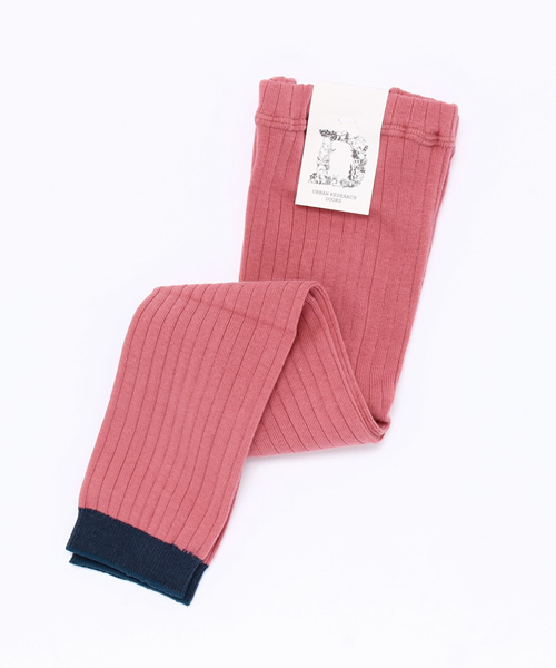 URBAN RESEARCH DOORS KIDS(アーバン リサーチ ドアーズ キッズ )の「DOORS バイカラーリブレギンス(その他小物・キッズ・グリーン/ピンク/マスタード・105/120/90)」の8枚目の写真