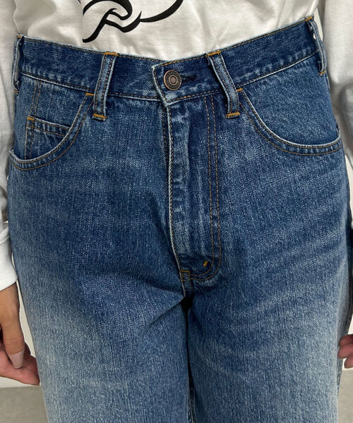 セール】ヴィンテージライクハーフデニムパンツ（デニムパンツ