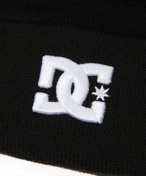DC SHOES（ディーシーシューズ）の「【DC SHOES(ディーシー シューズ)】ダブルワッチスター（KIDS）（ニットキャップ/ビーニー・キッズ・ブラック・FREE）」の4枚目の写真