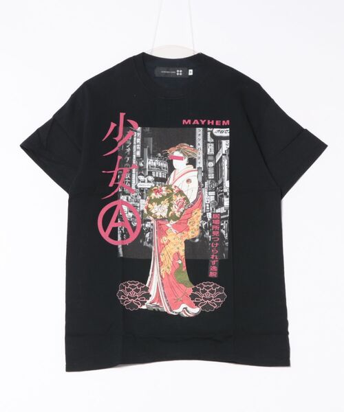 SAMURAI CORE(サムライコア)の「【SAMURAI CORE x MAYHEM】Graphic Design T(Tシャツ/カットソー・メンズ・ホワイト/ブラック・MEDIUM/LARGE)」の2枚目の写真
