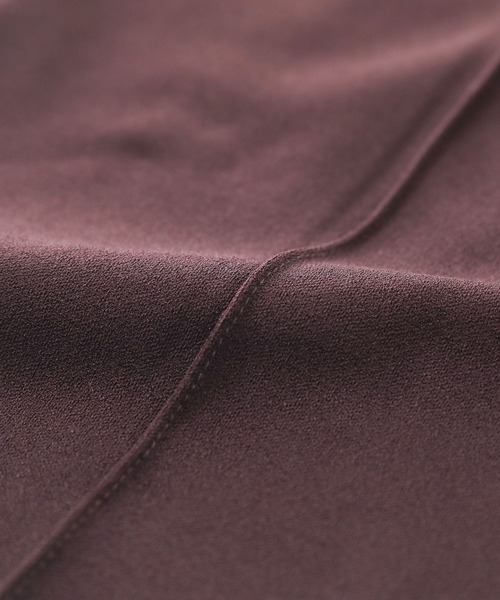 n'OrLABEL（ノアールレーベル）の「『裏起毛カットジョーゼットフレアパンツ』（スラックス・レディース・ブラック/グリーン/ブラウン・1/2）」の19枚目の写真