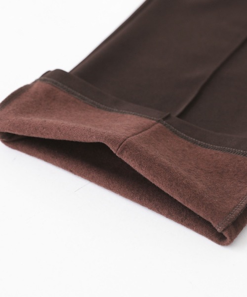 n'OrLABEL（ノアールレーベル）の「『裏起毛カットジョーゼットフレアパンツ』（スラックス・レディース・ブラック/グリーン/ブラウン・1/2）」の22枚目の写真