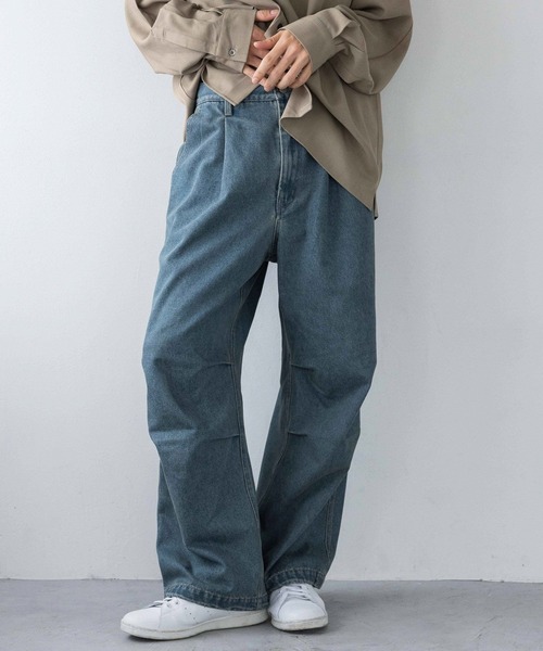 【セール】デニムパラシュートパンツ 250520（デニムパンツ）｜LOWRYS FARM（ローリーズファーム）