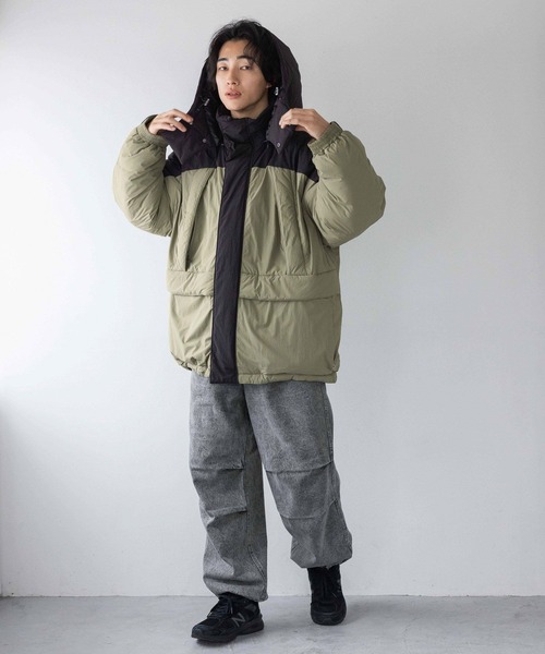 LOWRYS FARM（ローリーズファーム）の「デニムパラシュートパンツ　250520（デニムパンツ・メンズ・ブラック系その他/ブルー/ブラック・MEDIUM/LARGE）」の15枚目の写真