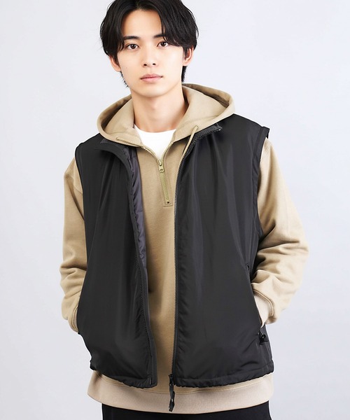 jiggys shop(ジギーズショップ)の「裏起毛ハーフジップパーカーフーディー(パーカー・メンズ・ブラック/ベージュ・X-LARGE/LARGE/MEDIUM)」の19枚目の写真