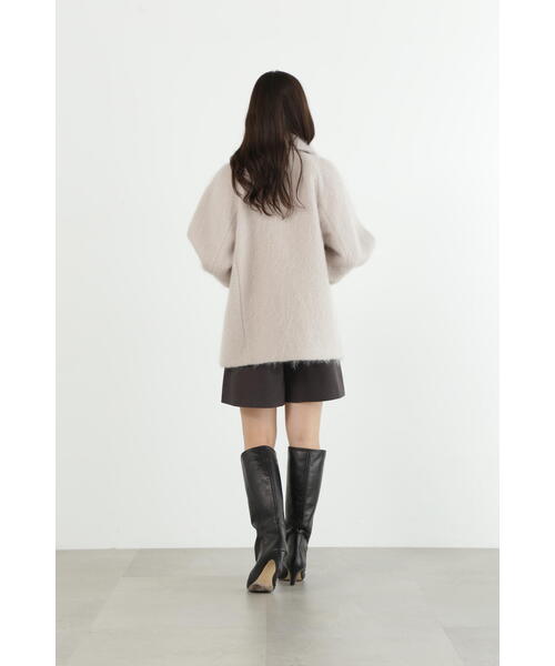 JILL STUART（ジルスチュアート）の「ウールモヘアシャギーコート
