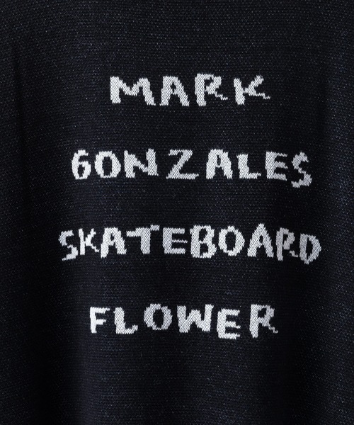 【（What it isNt）ART BY MARKGONZALES / (ワットイットイズント) アートバイマークゴンザレス】シャギーダブルジャガード クルーネックセーター ユニセックス（ニット/セーター）｜（What it isNt）ART BY MARKGONZALES（ワットイットイズント）