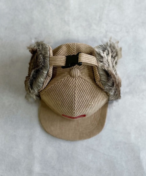 BOKU HA TANOSII（ボク　ハ　タノシイ）の「【BOKU HA TANOSII】KIDSフライトキャップ（キャップ・キッズ・ブラウン/キナリ・54）」の3枚目の写真