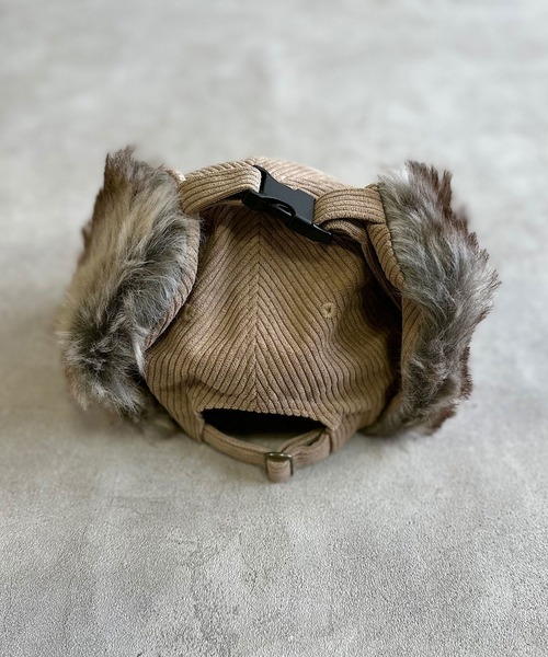 BOKU HA TANOSII（ボク　ハ　タノシイ）の「【BOKU HA TANOSII】KIDSフライトキャップ（キャップ・キッズ・ブラウン/キナリ・54）」の4枚目の写真