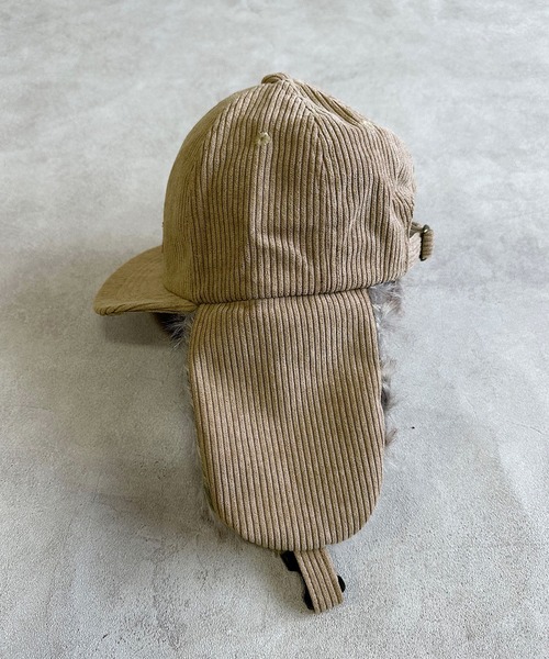 BOKU HA TANOSII（ボク　ハ　タノシイ）の「【BOKU HA TANOSII】KIDSフライトキャップ（キャップ・キッズ・ブラウン/キナリ・54）」の6枚目の写真