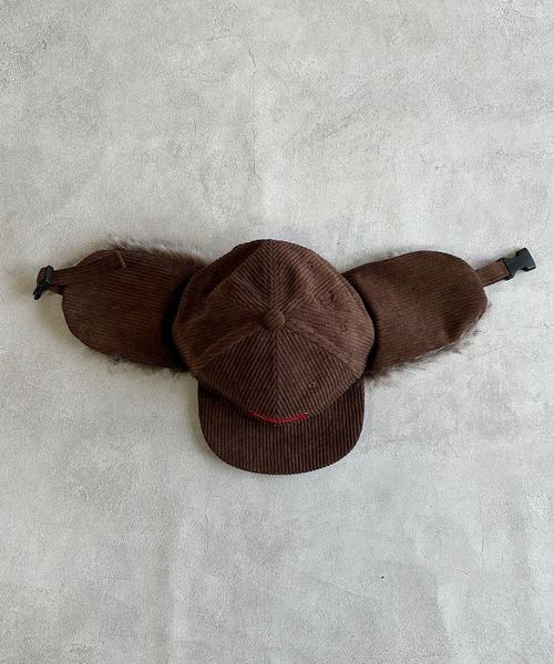 BOKU HA TANOSII（ボク　ハ　タノシイ）の「【BOKU HA TANOSII】KIDSフライトキャップ（キャップ・キッズ・ブラウン/キナリ・54）」の9枚目の写真