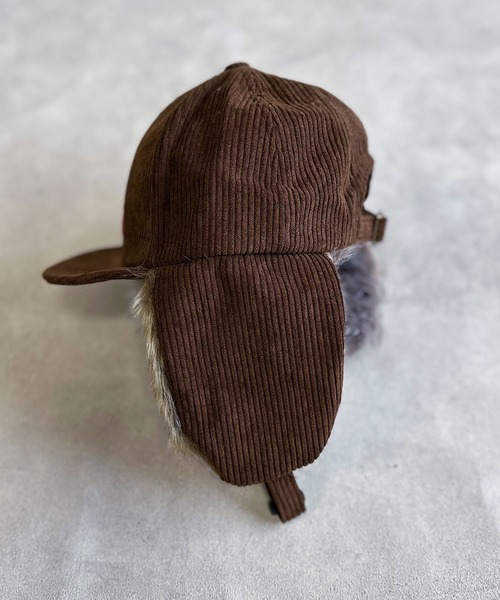 BOKU HA TANOSII（ボク　ハ　タノシイ）の「【BOKU HA TANOSII】KIDSフライトキャップ（キャップ・キッズ・ブラウン/キナリ・54）」の10枚目の写真