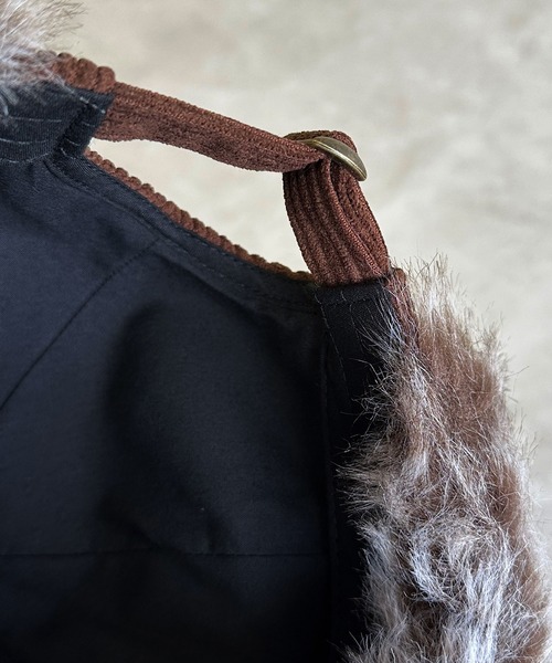 BOKU HA TANOSII（ボク　ハ　タノシイ）の「【BOKU HA TANOSII】KIDSフライトキャップ（キャップ・キッズ・ブラウン/キナリ・54）」の11枚目の写真