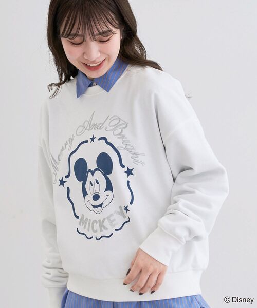 セール】ミッキー&フレンズ/刺繍裏毛プルオーバーⅡ（スウェット