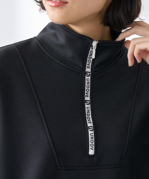 セール】〈UNDOVE〉【吸水速乾/ストレッチ/UV対策/ハーフジップ/ロゴ